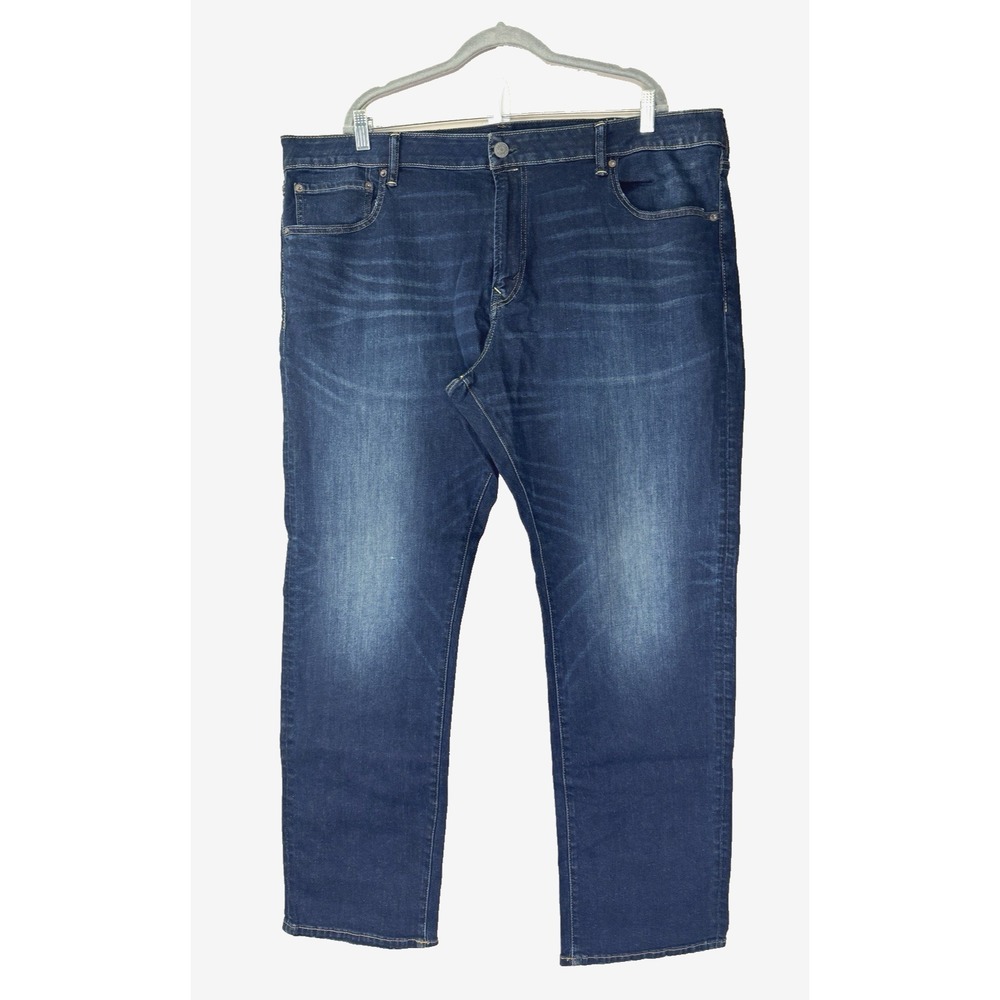 American Eagle Mens 38x32 Slim Straight Dark Wash Classic Casual Streetwear Work
